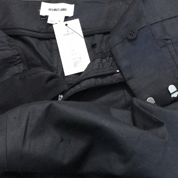 HELMUT LANG Black Lightweight Trousers Size 4 - Picture 6 of 10